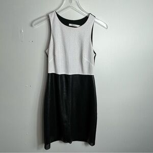 Bailey 44 Casablanca Dress Faux Leather size small 1321